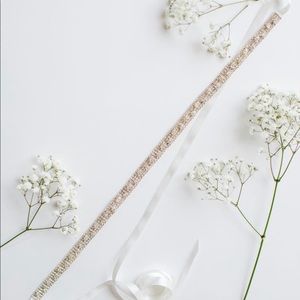 Untamed Petals June Crystal Belt | Wedding Belt